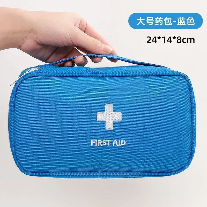 Mini First Aid & Medicine Storage Bag – Portable Travel Emergency Survival Pill Case